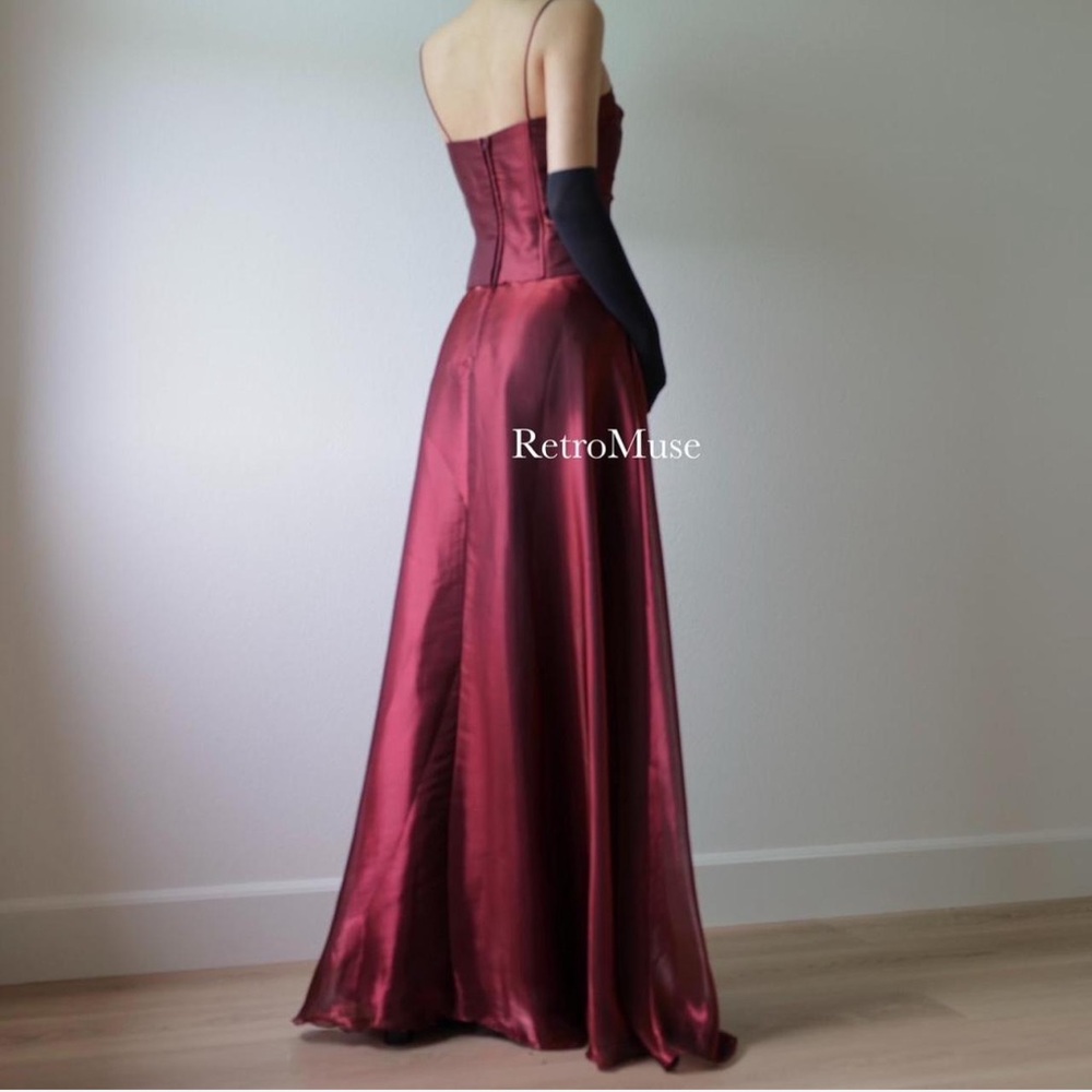 Deep Red Prom Dress - Picture 4 of 17